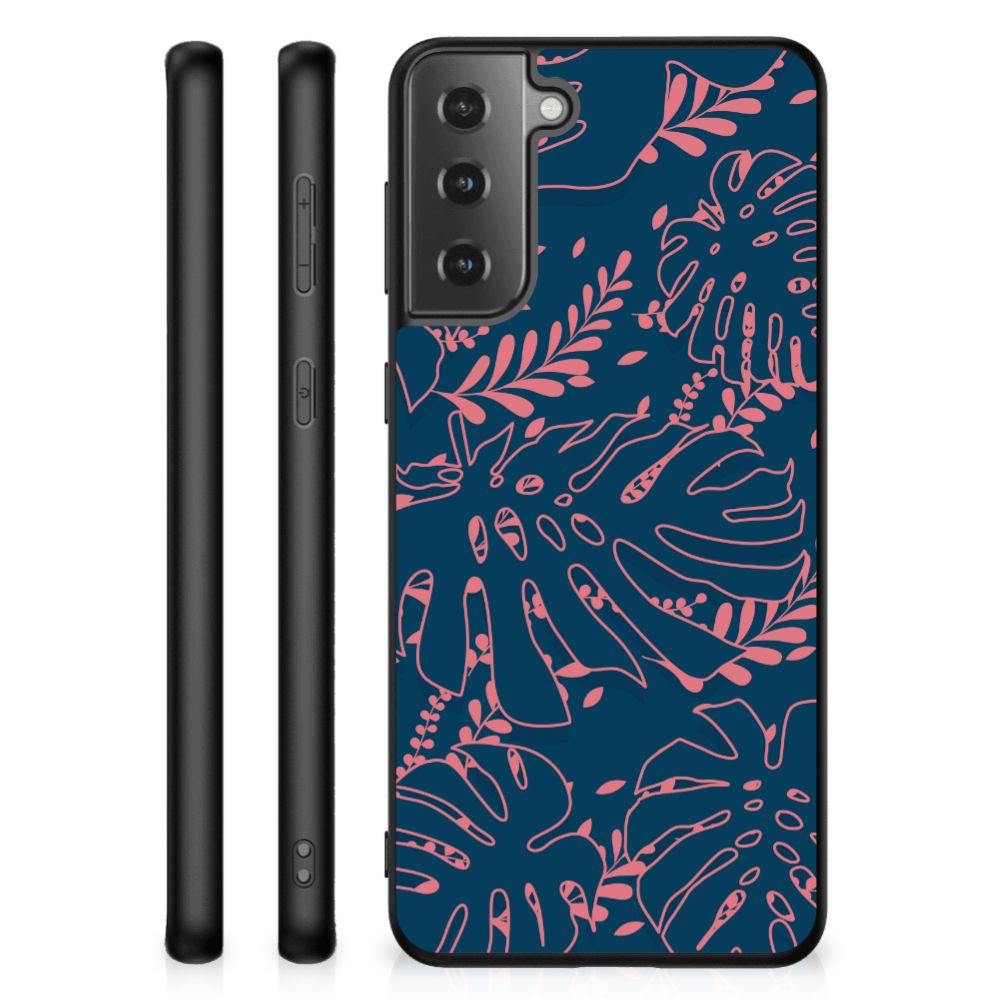 Samsung Galaxy S21 Plus Bloemen Hoesje Palm Leaves B2C Telecom