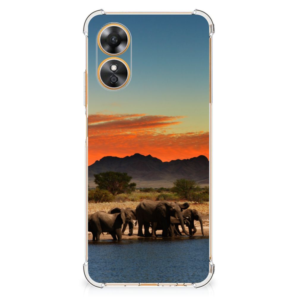 OPPO A17 Case Anti-shock Olifanten