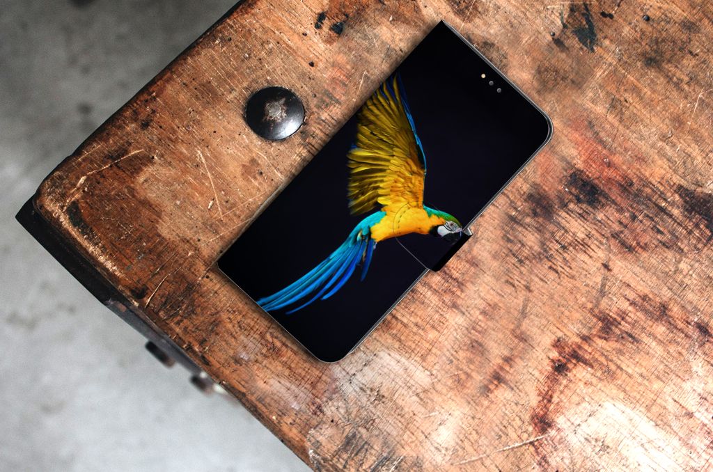 Nokia 5.3 Telefoonhoesje met Pasjes Papegaai