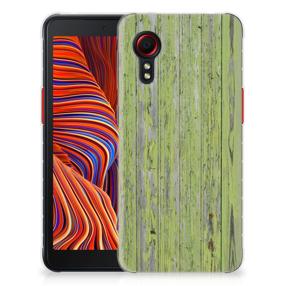 Samsung Galaxy Xcover 5 Bumper Hoesje Green Wood B2C Telecom