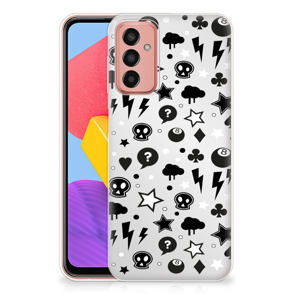 Silicone Back Case Samsung Galaxy M13 | M23 Silver Punk B2C Telecom
