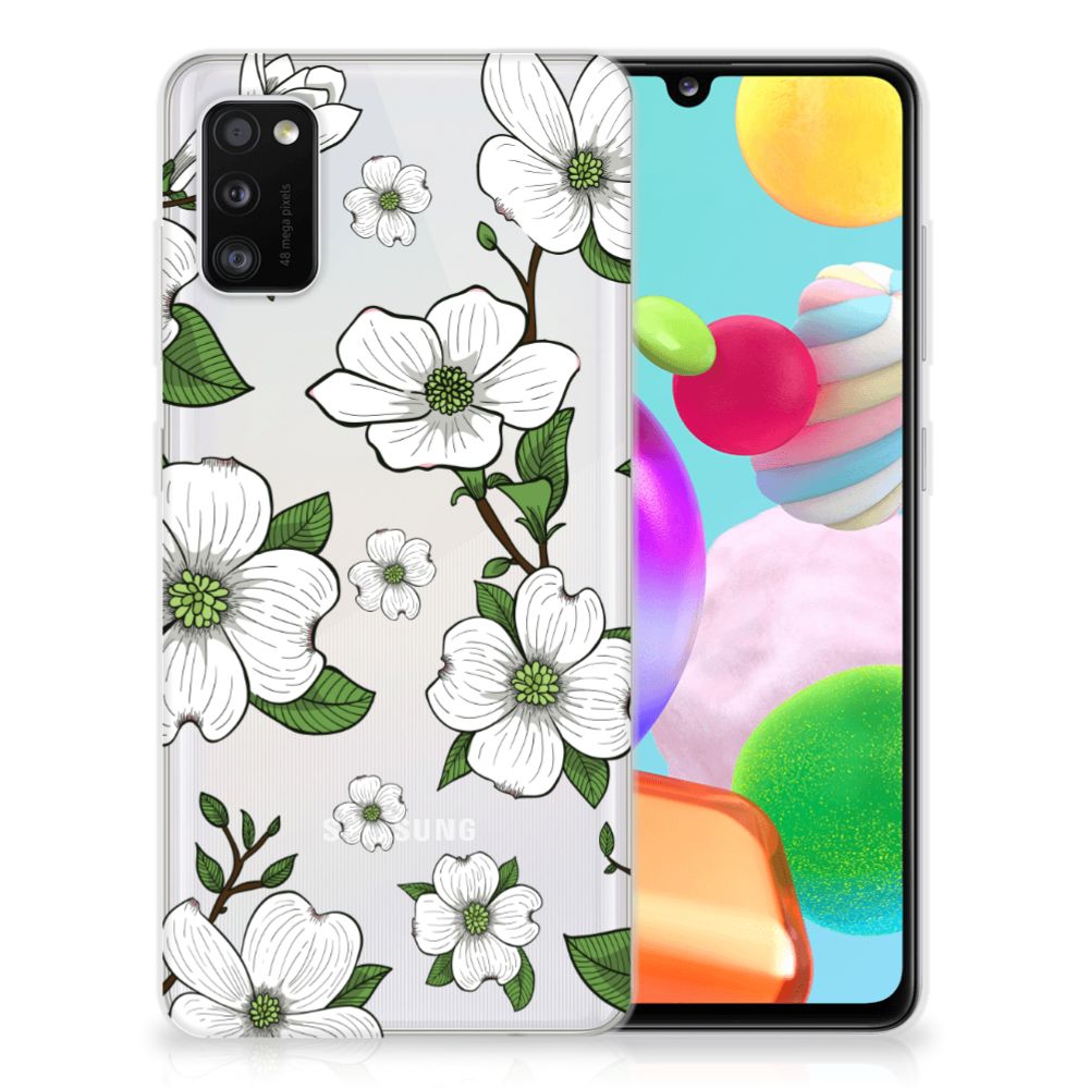 Samsung Galaxy A41 TPU Case Dogwood Flowers