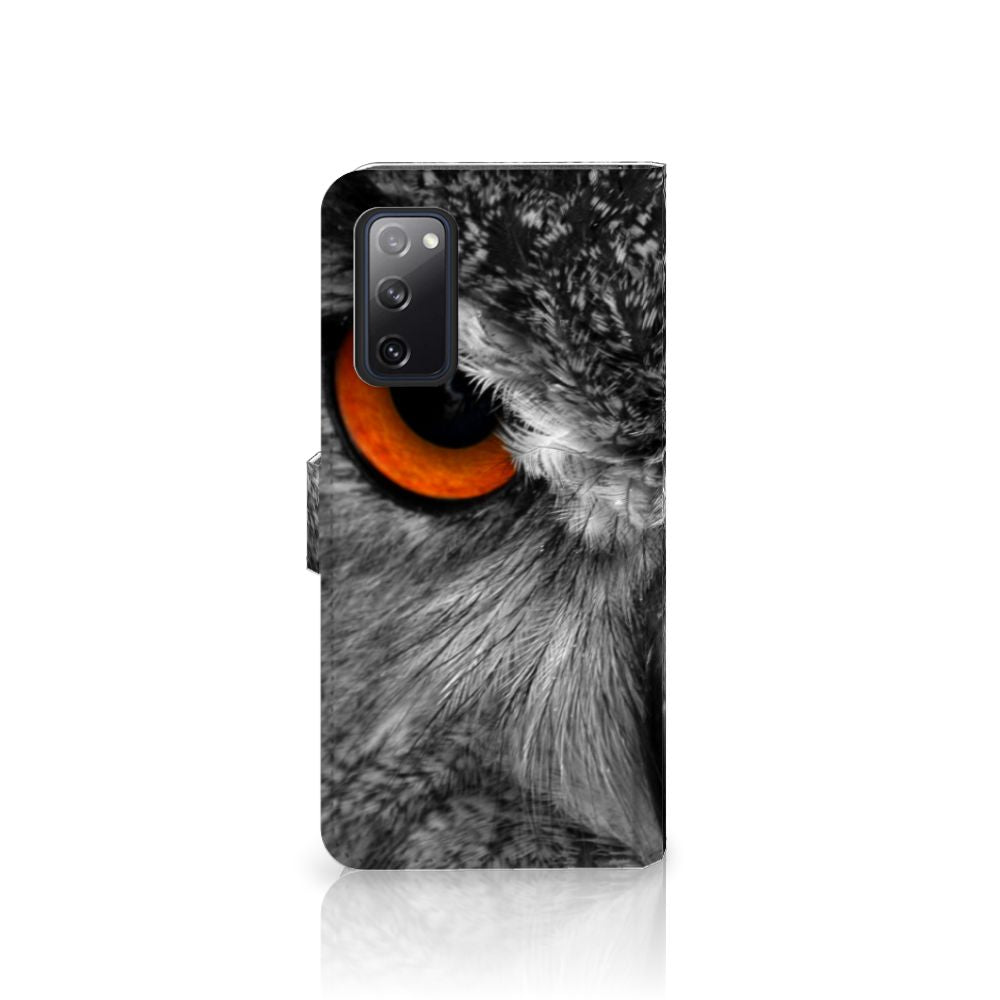 Samsung Galaxy S20 FE Telefoonhoesje met Pasjes Uil
