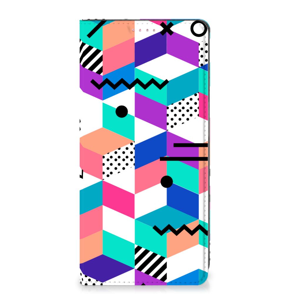 OPPO A54 5G | A74 5G | A93 5G Stand Case Blokken Kleurrijk