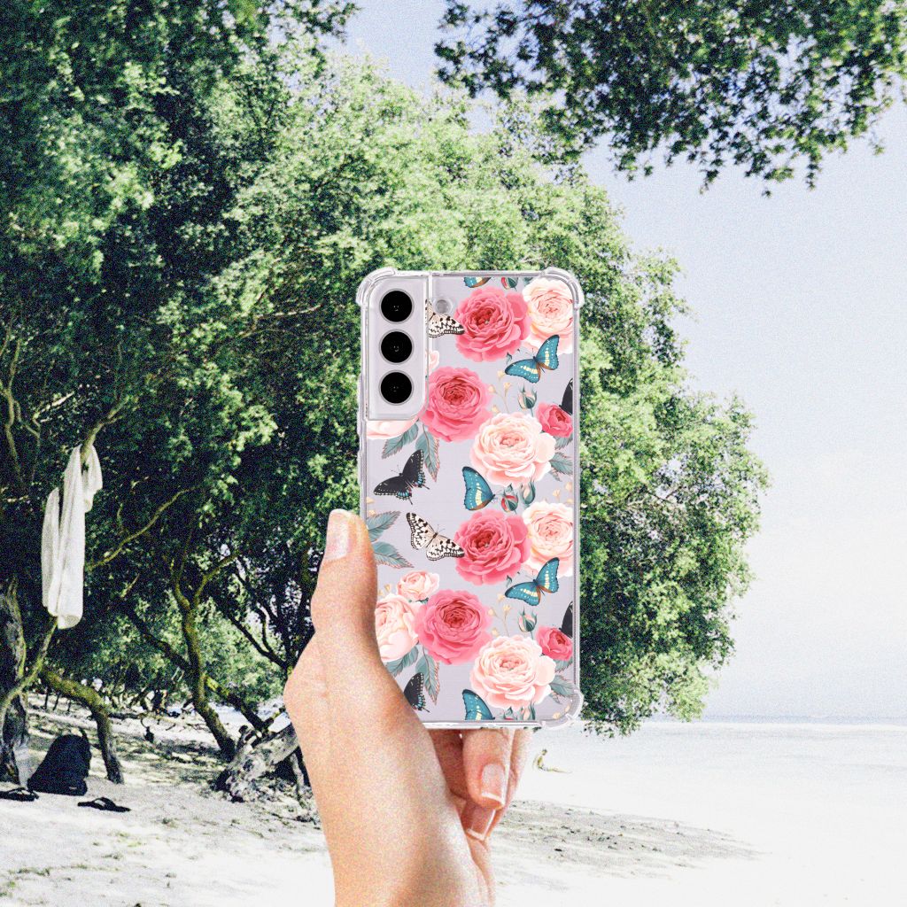 Samsung Galaxy S22 Plus Case Butterfly Roses B2C Telecom