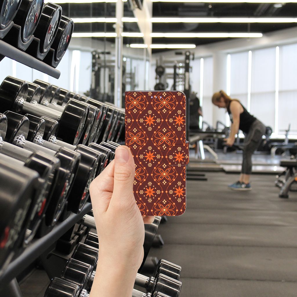 Samsung Galaxy S20 Telefoon Hoesje Batik Brown