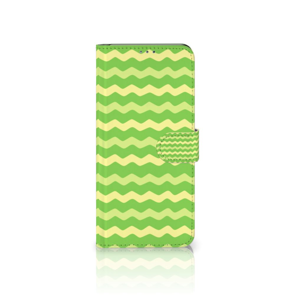 Motorola Moto G 5G Plus Telefoon Hoesje Waves Green