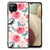 Samsung Galaxy A12 Bloemen Hoesje Butterfly Roses