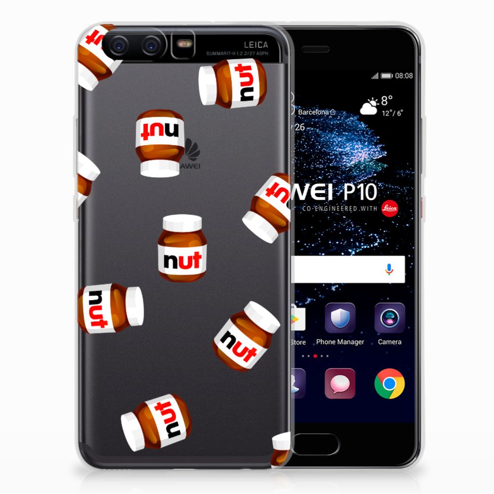 Huawei P10 Siliconen Case Nut Jar