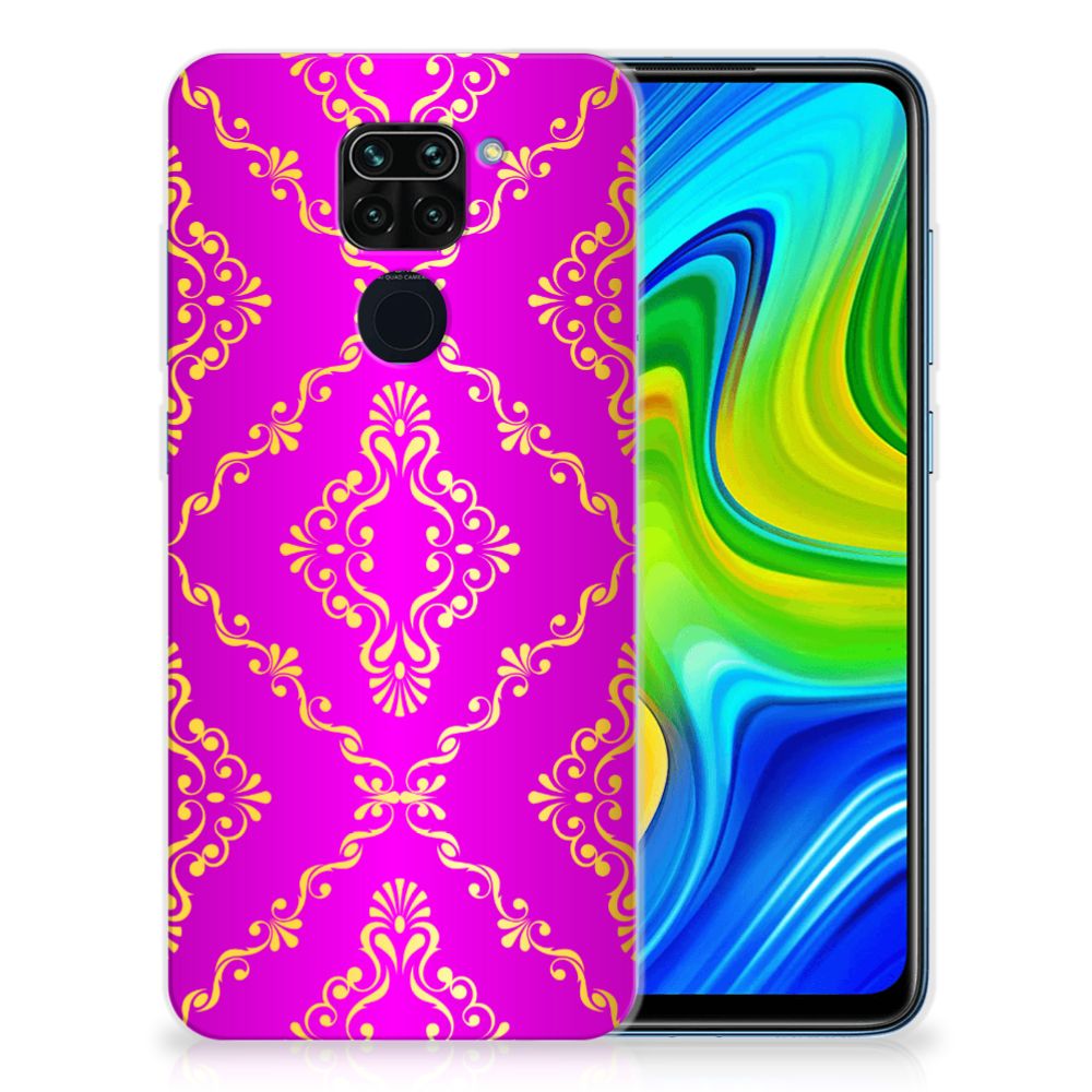 Siliconen Hoesje Xiaomi Redmi Note9 Barok Roze B2C Telecom