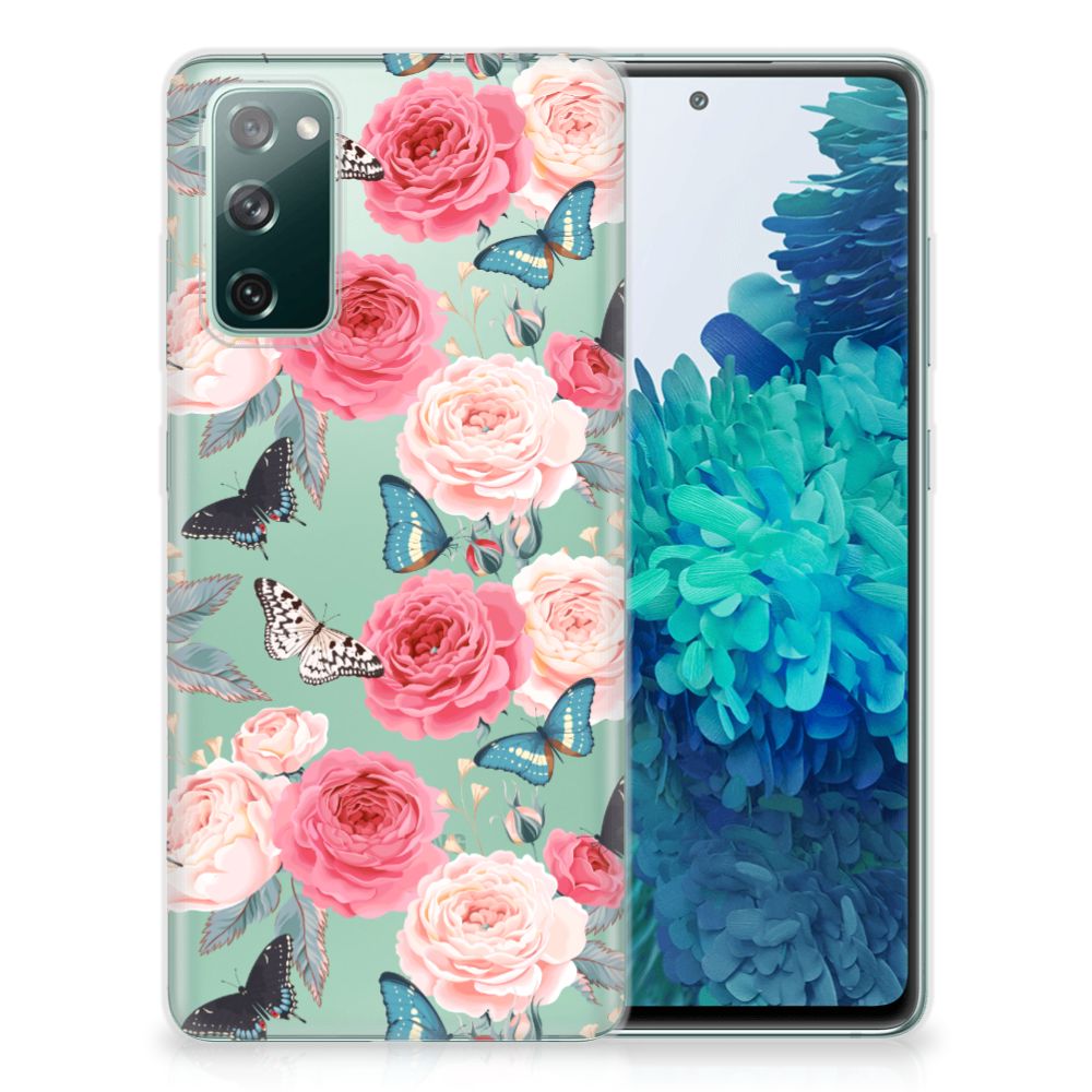 Samsung Galaxy S20 FE TPU Case Butterfly Roses B2C Telecom
