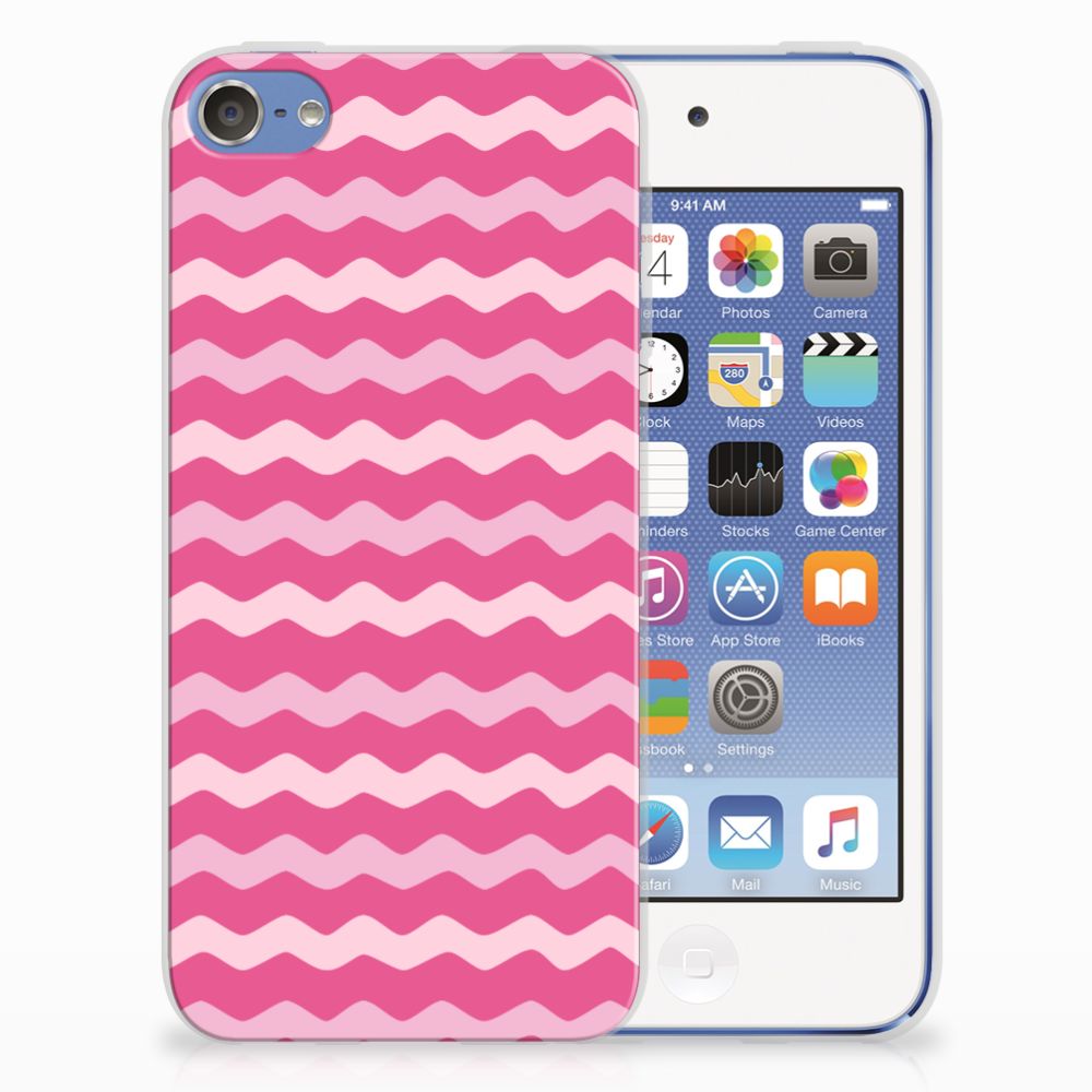 Apple iPod Touch 5 | 6 TPU bumper Waves Pink