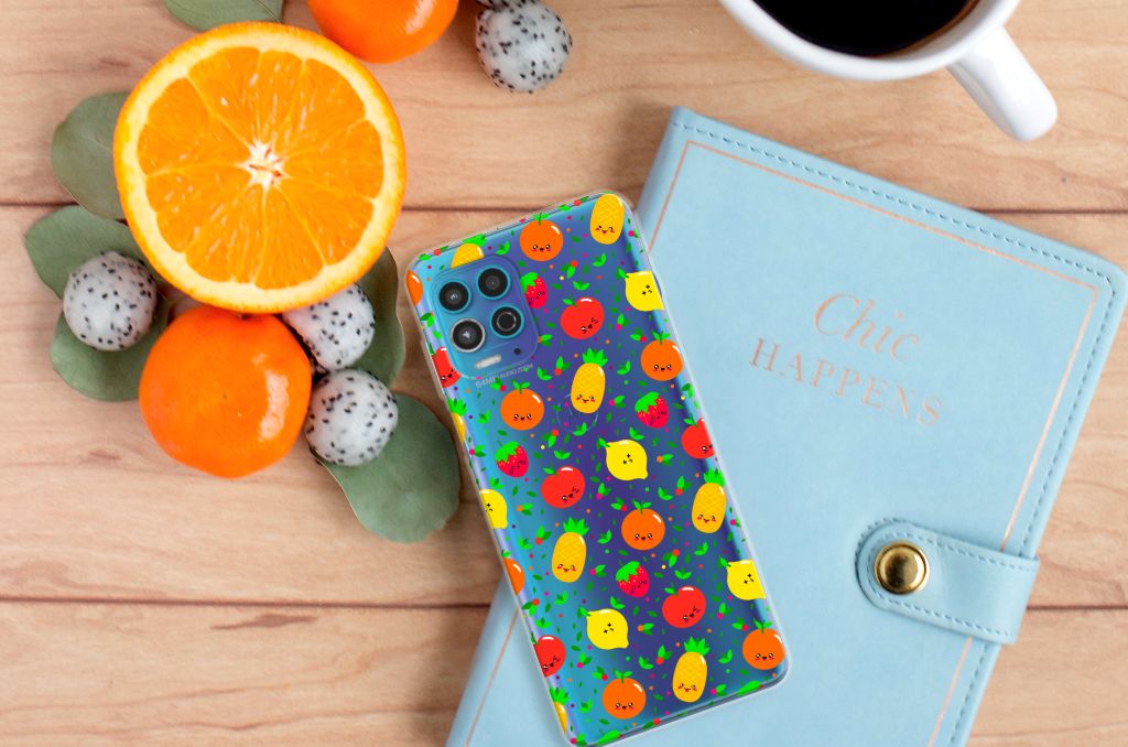 Motorola Moto G100 Siliconen Case Fruits B2C Telecom