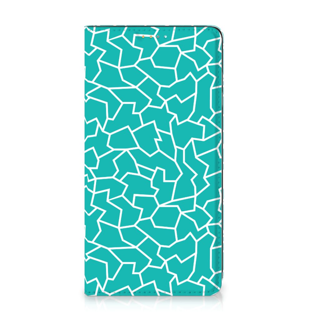 Samsung Galaxy A32 4G | A32 5G Enterprise Editie Bookcase Cracks Blue - B2C Telecom