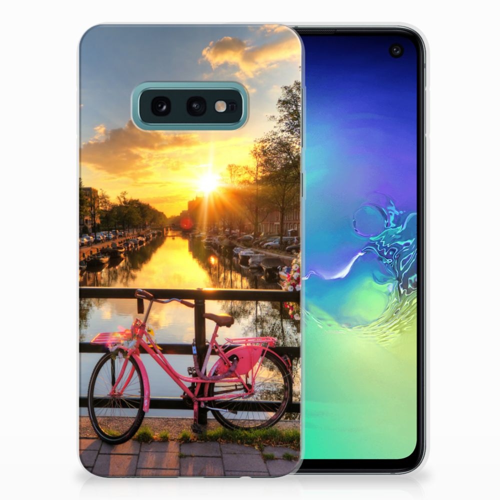 Samsung Galaxy S10e Siliconen Back Cover Amsterdamse Grachten