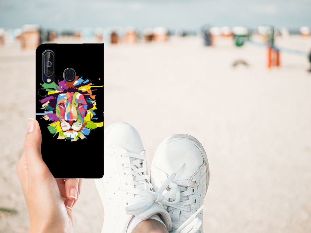 Samsung Galaxy A60 Magnet Case Lion Color