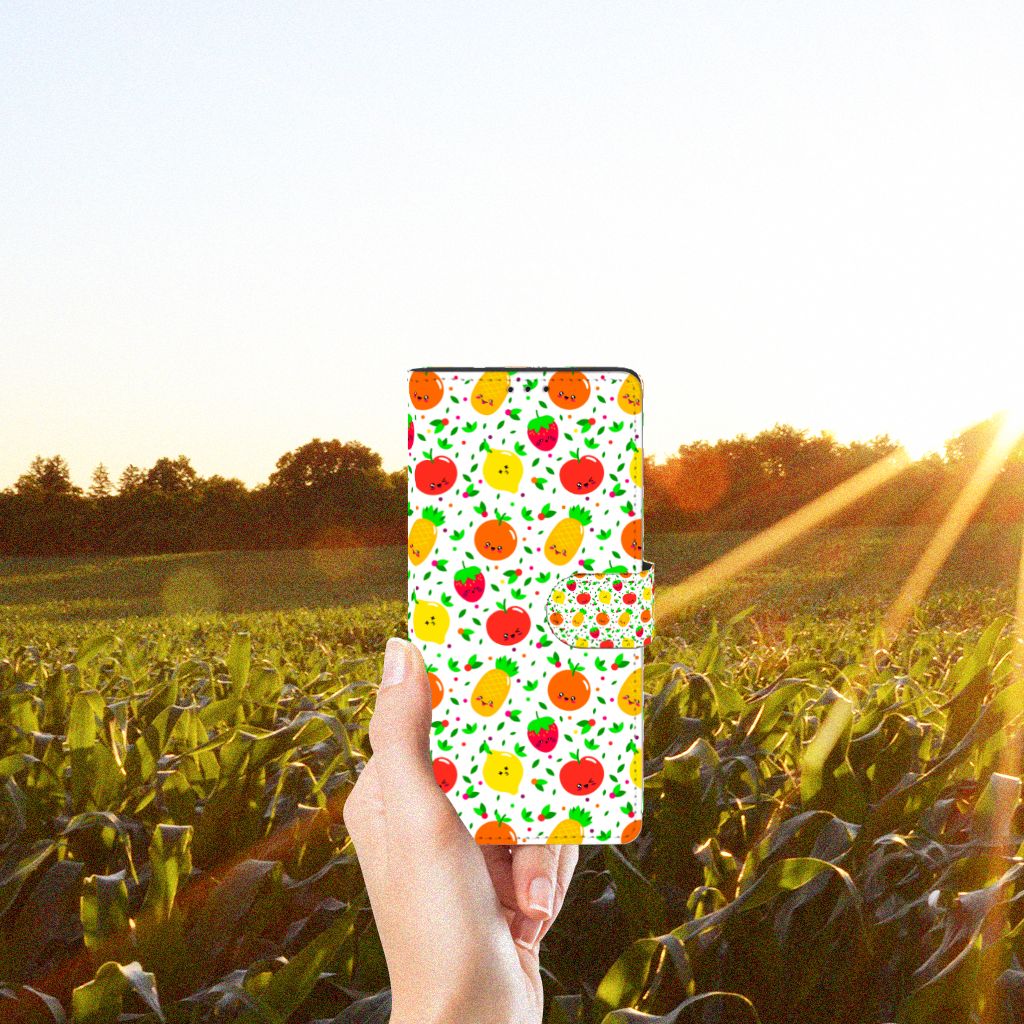 Motorola Edge 20 Lite Book Cover Fruits