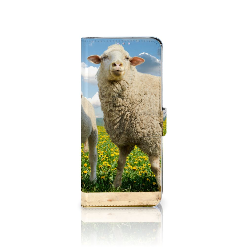 Samsung Galaxy S20 Ultra Telefoonhoesje met Pasjes Schaap en Lammetje