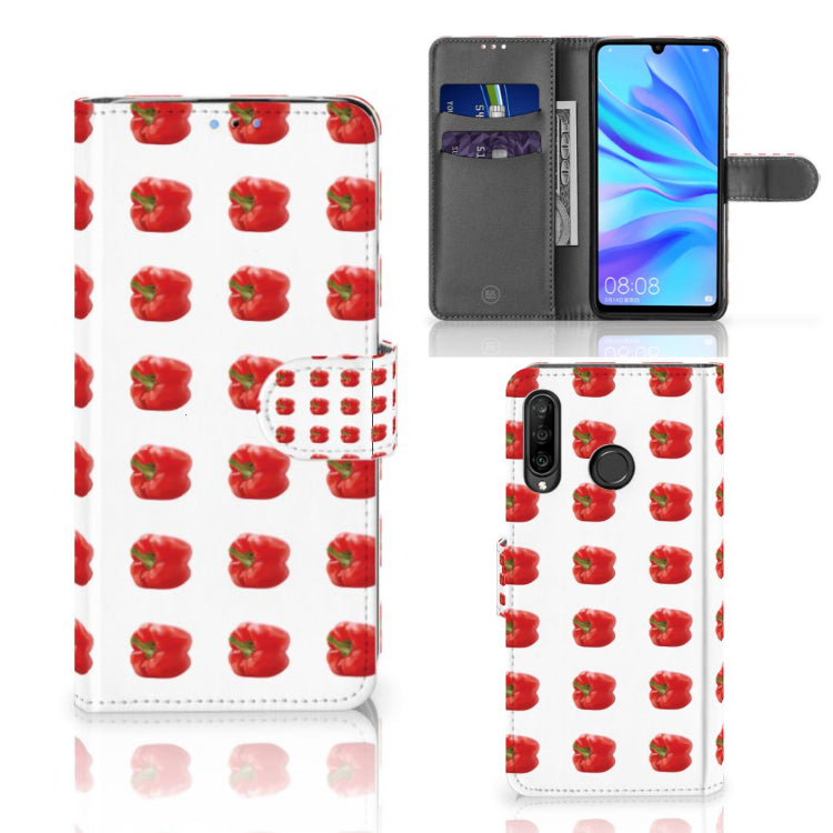 Huawei P30 Lite (2020) Book Cover Paprika Red