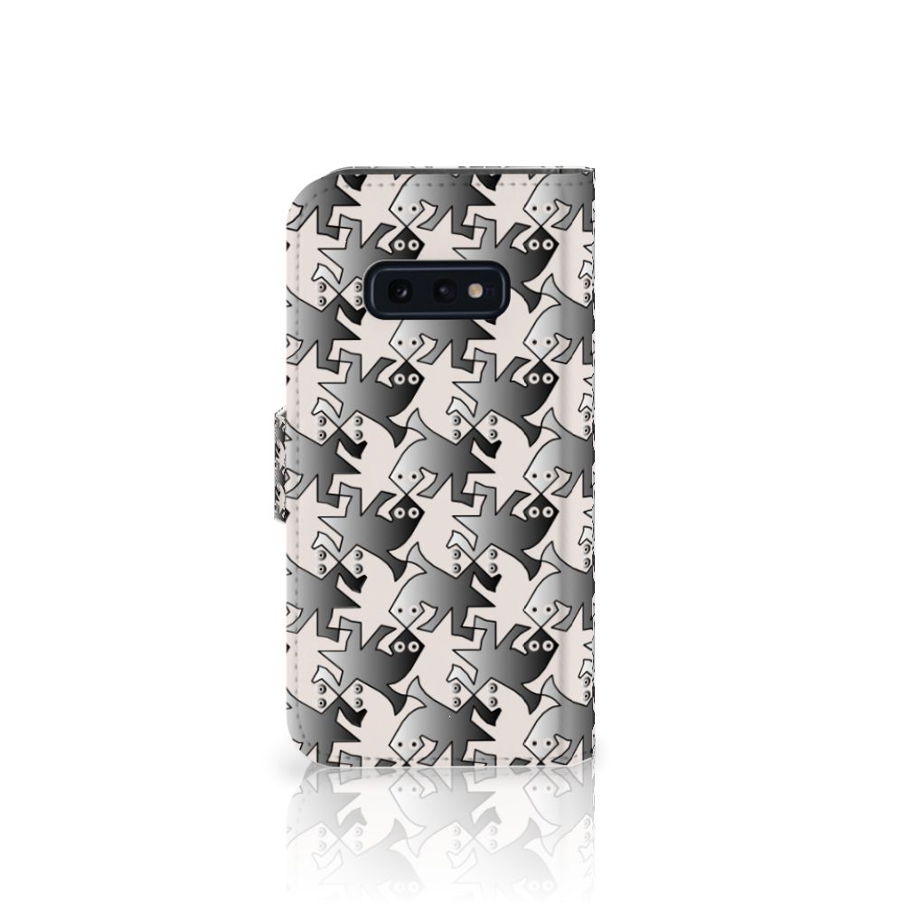 Samsung Galaxy S10e Telefoonhoesje met Pasjes Salamander Grey