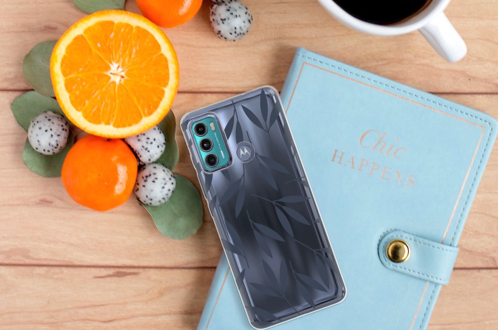 Motorola Moto G60 TPU Case Leaves Blue B2C Telecom