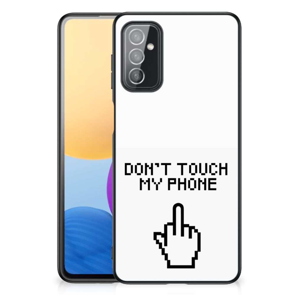 Samsung Galaxy M52 Telefoon Hoesje Finger Don't Touch My Phone B2C Telecom