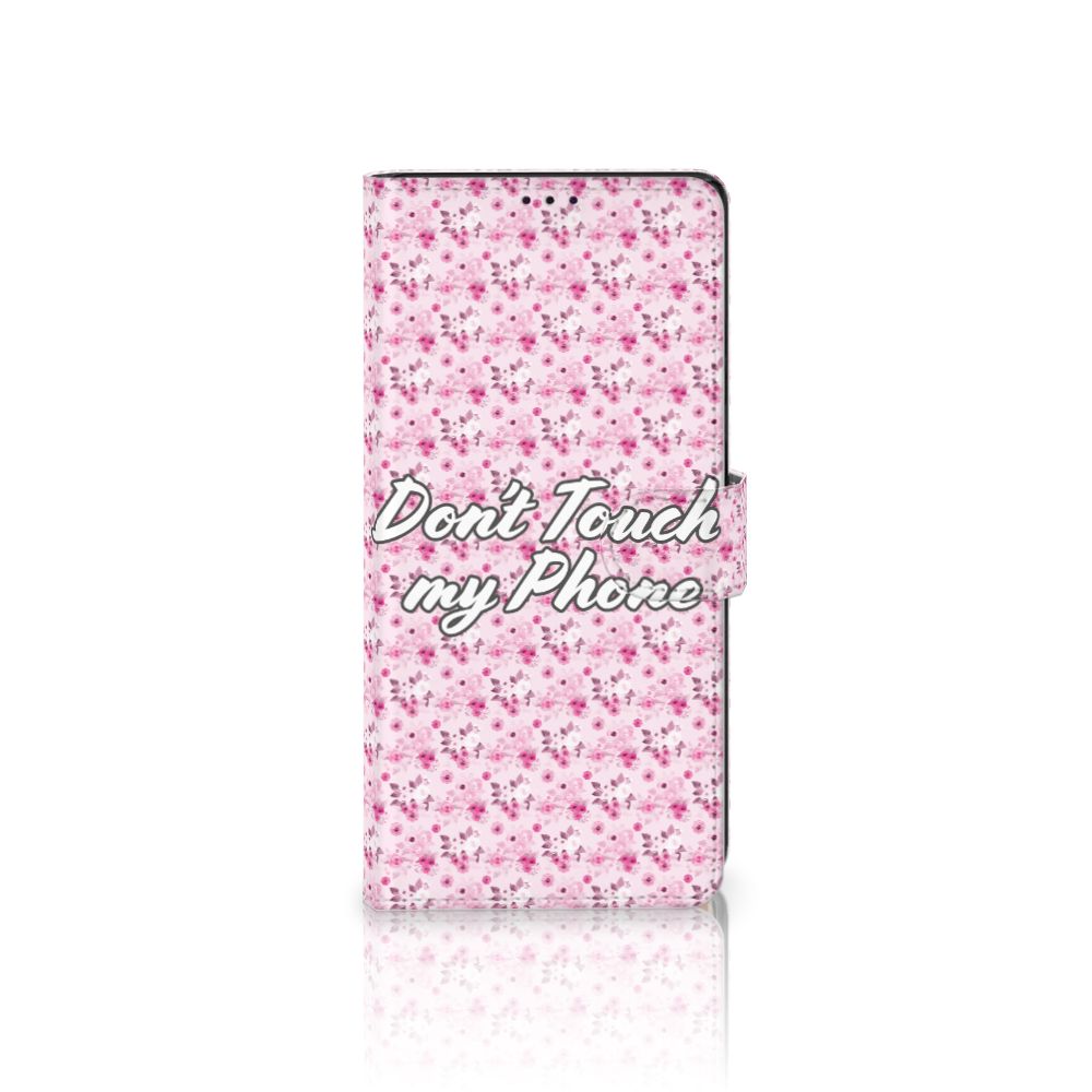 Samsung Galaxy Note20 Ultra Portemonnee Hoesje Flowers Pink DTMP