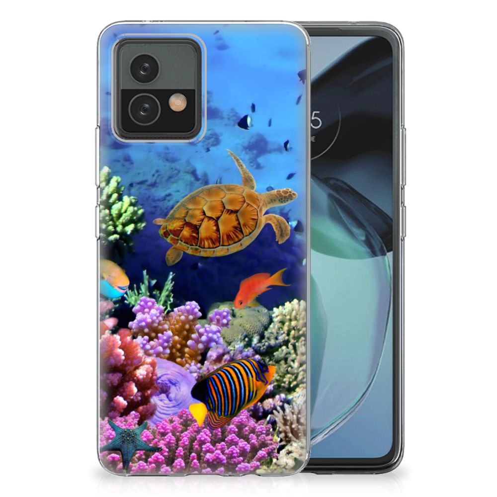 Motorola Moto G72 TPU Hoesje Vissen B2C Telecom