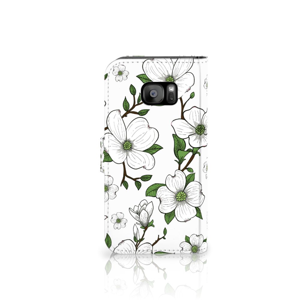 Samsung Galaxy S7 Edge Hoesje Dogwood Flowers