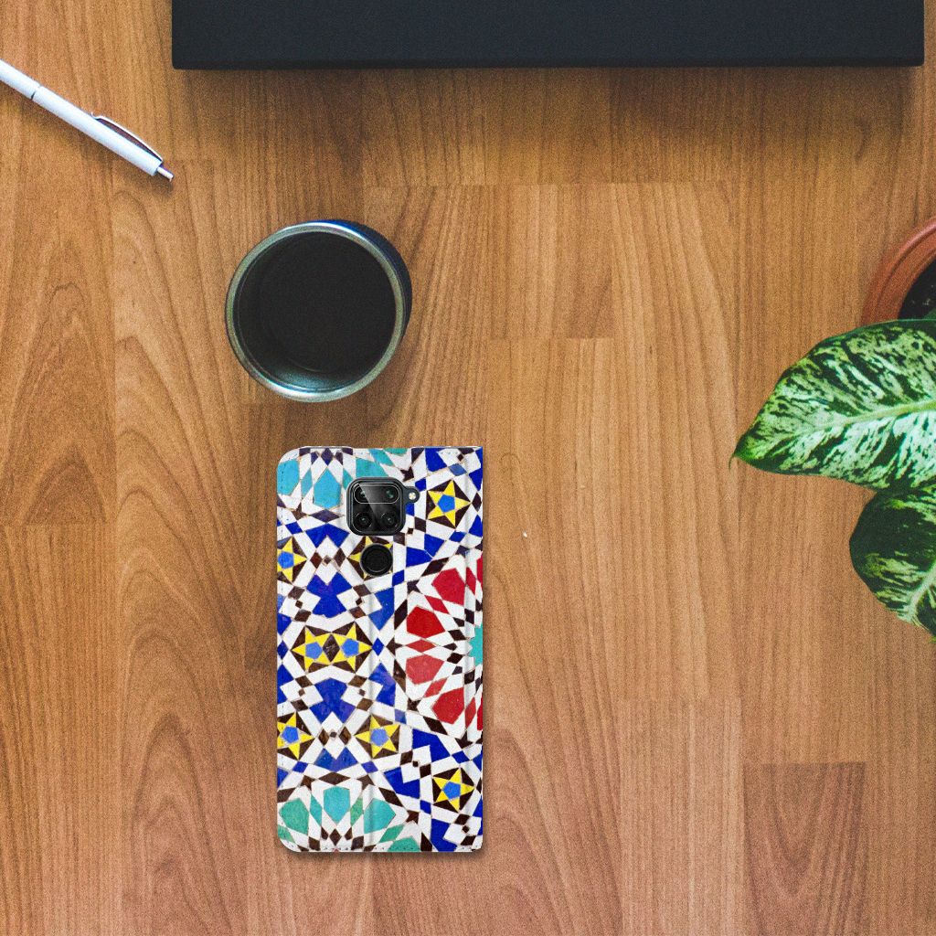 Xiaomi Redmi Note 9 Standcase Mozaïek - B2C Telecom