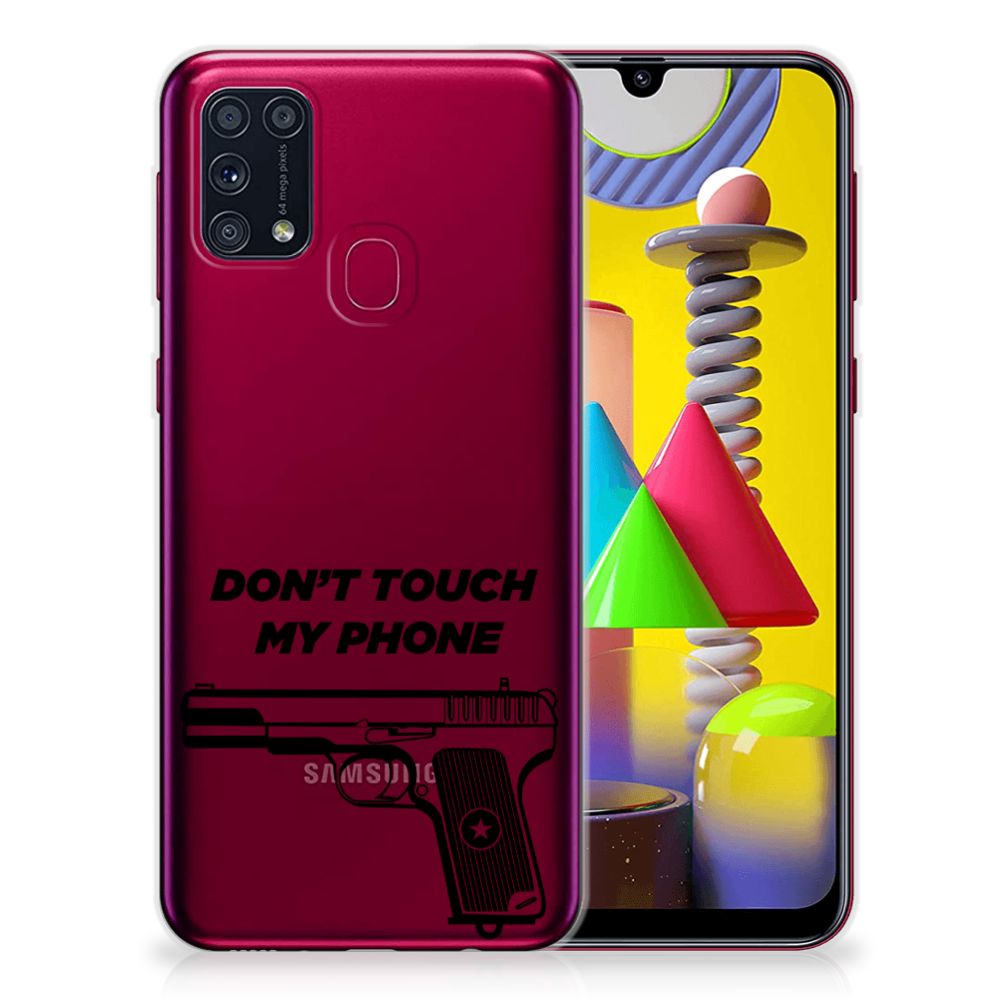 Samsung Galaxy M31 Silicone-hoesje Pistol DTMP B2C Telecom