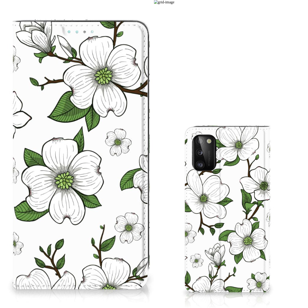 Samsung Galaxy A41 Smart Cover Dogwood Flowers