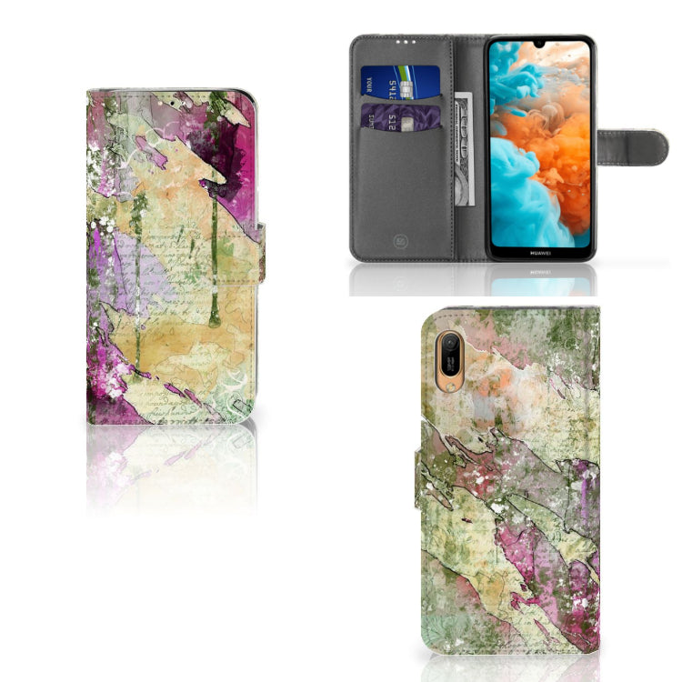 Hoesje Huawei Y6 (2019) Letter Painting