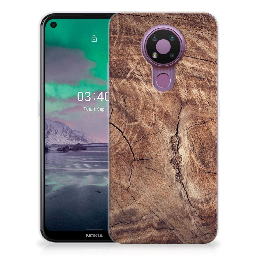 Nokia 3.4 Bumper Hoesje Tree Trunk