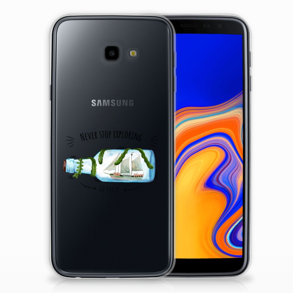 Samsung Galaxy J4 Plus (2018) Telefoonhoesje met Naam Boho Bottle