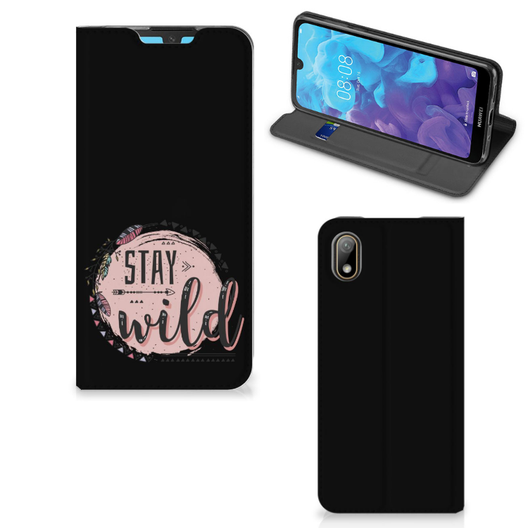 Huawei Y5 (2019) Magnet Case Boho Stay Wild - B2C Telecom