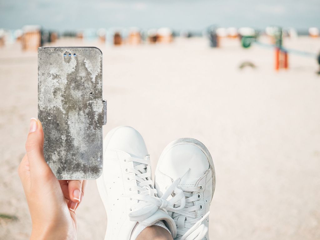 Samsung Galaxy S9 Bookcase Beton Print