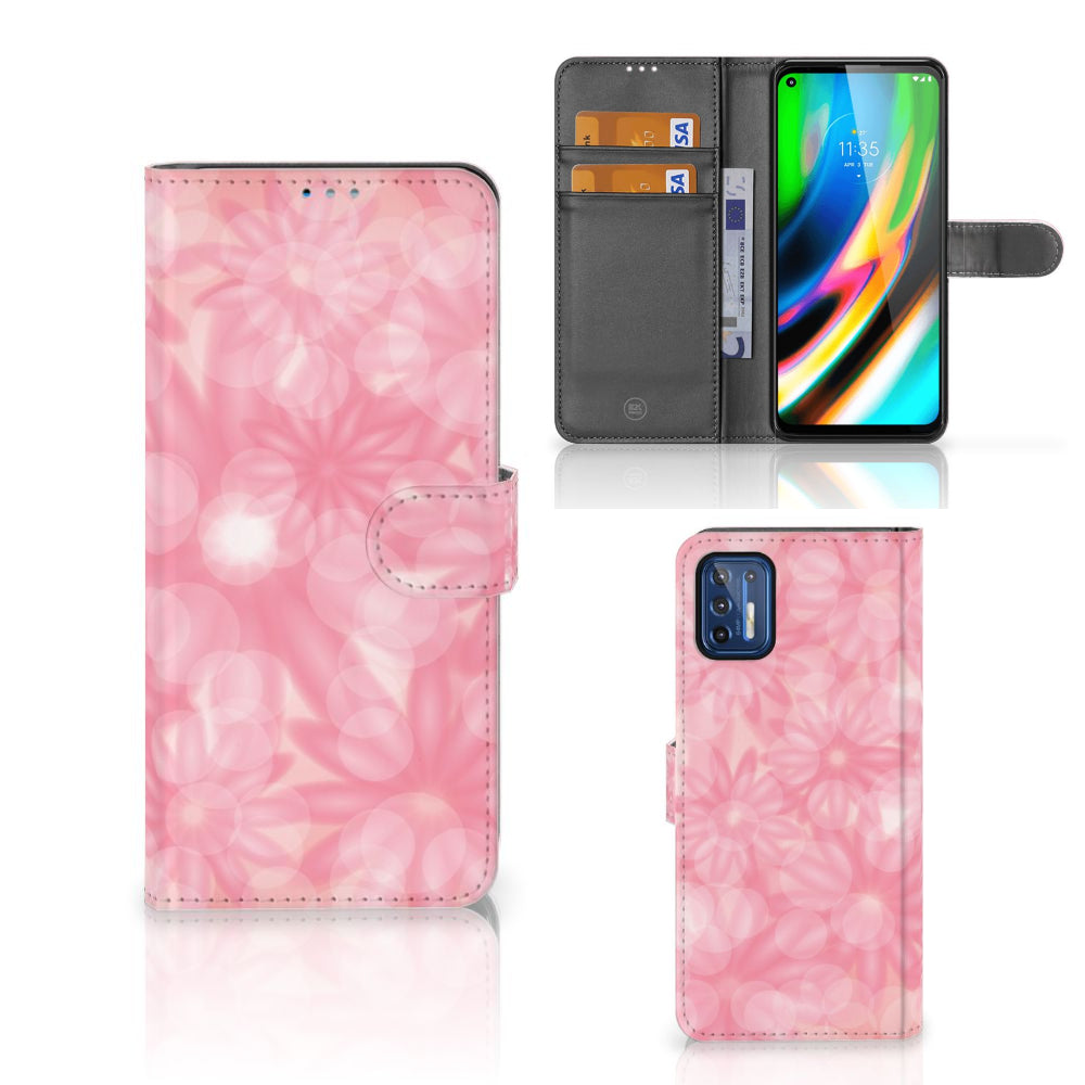 Motorola Moto G9 Plus Hoesje Spring Flowers