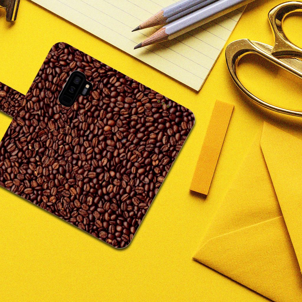 Samsung Galaxy S9 Plus Book Cover Koffiebonen