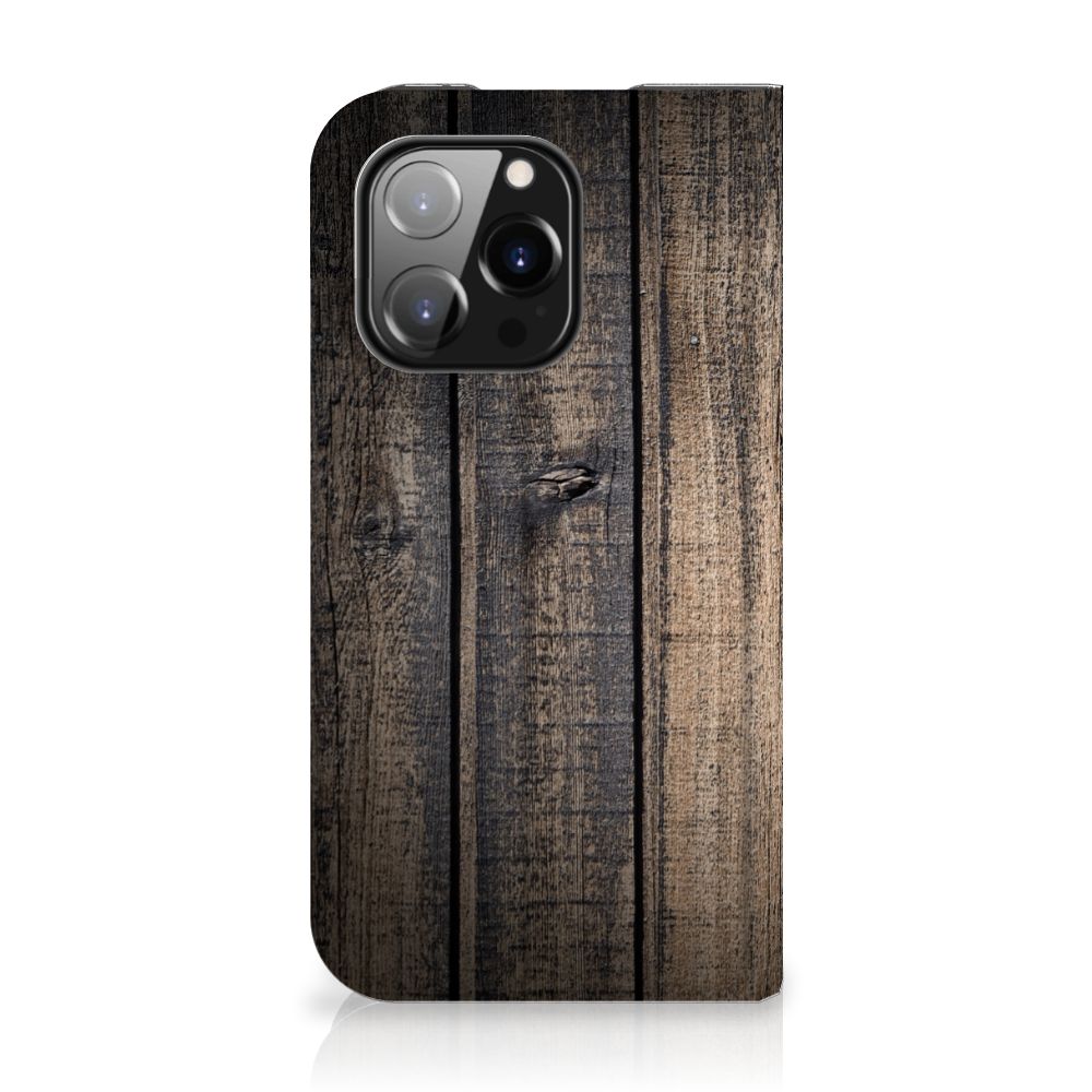 iPhone 14 Pro Book Wallet Case Steigerhout - B2C Telecom