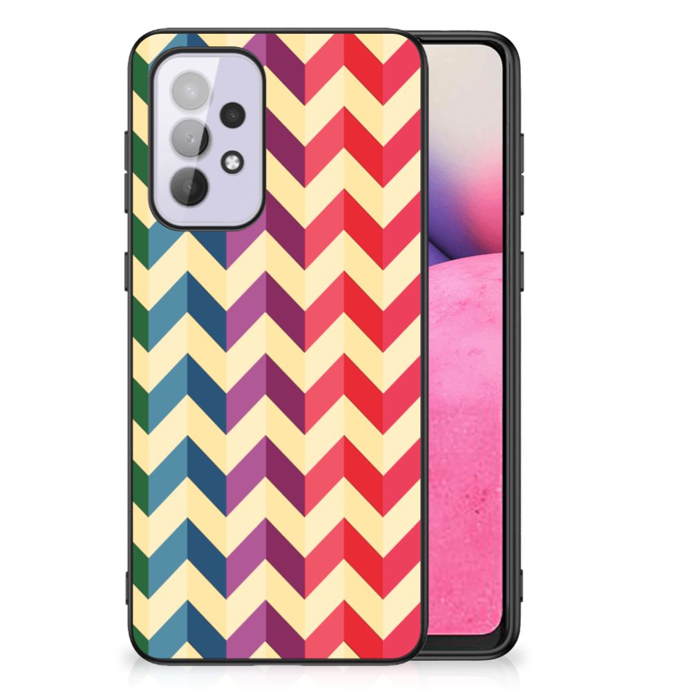 Samsung Galaxy A33 5G Back Case Zigzag Multi Color B2C Telecom