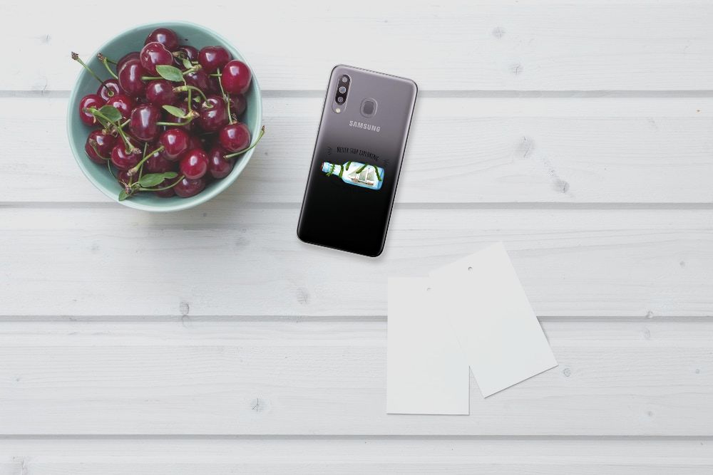 Samsung Galaxy M30 Telefoonhoesje met Naam Boho Bottle