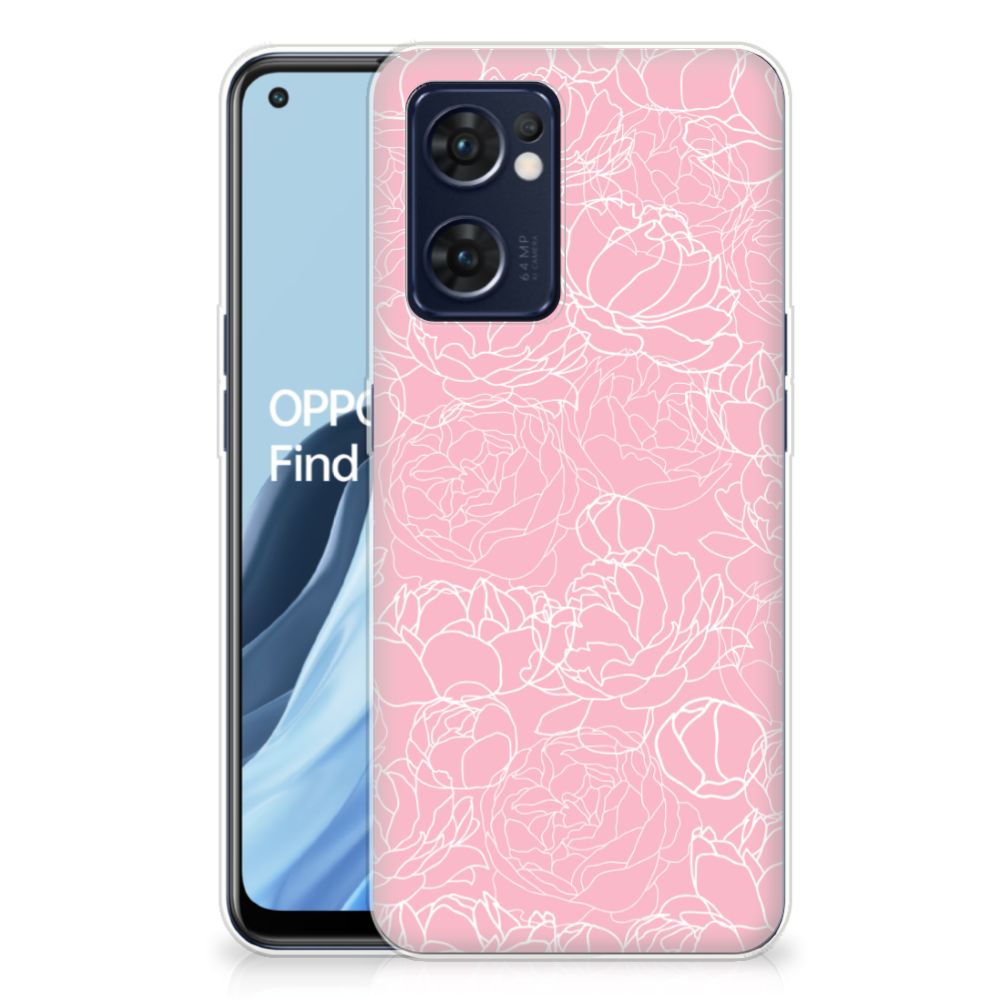 OPPO Reno 7 5G | Find X5 Lite TPU Case White Flowers