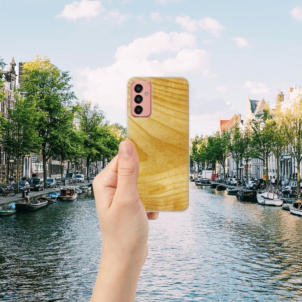 Samsung Galaxy M13 | M23 Bumper Hoesje Licht Hout B2C Telecom