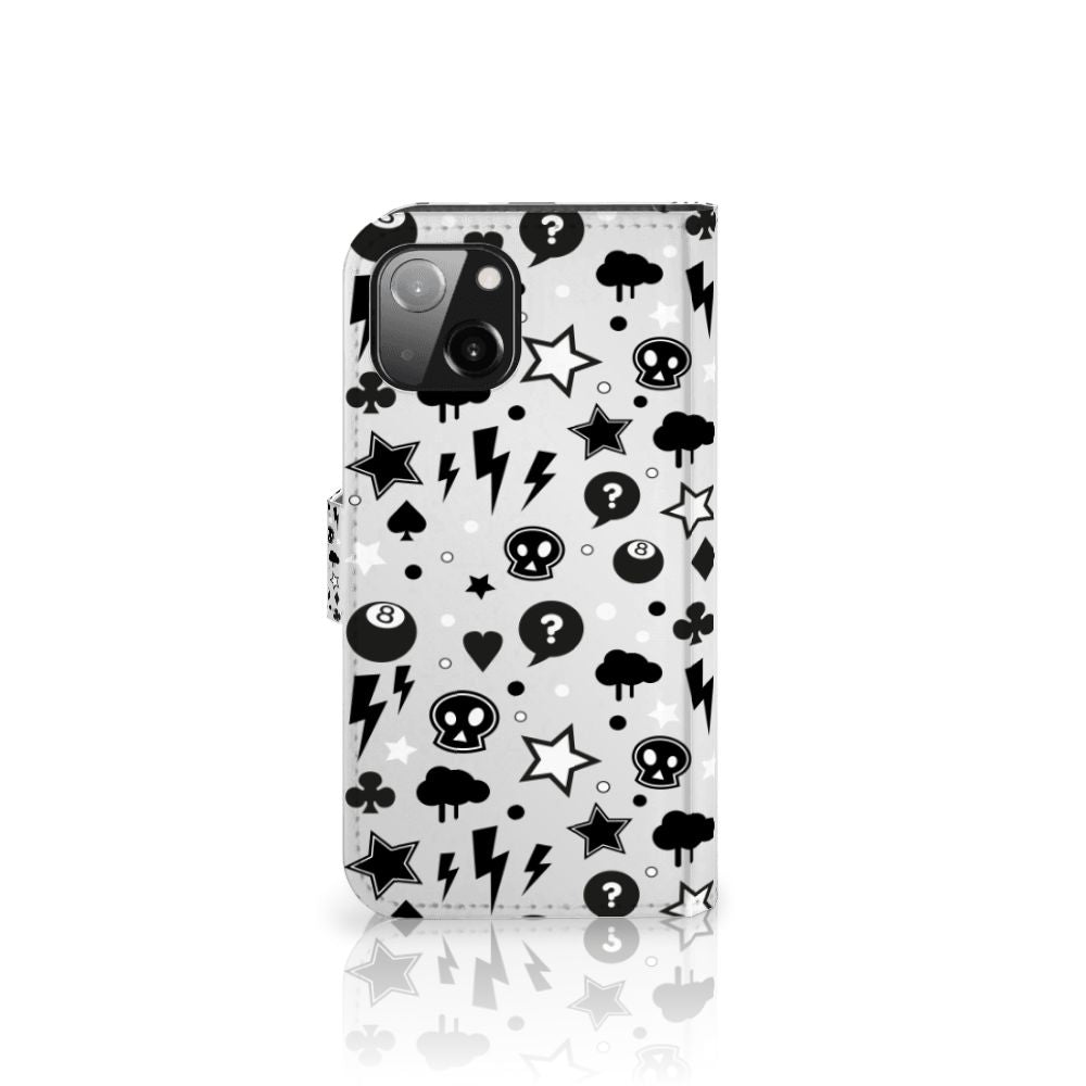 Telefoonhoesje met Naam Apple iPhone 13 Silver Punk