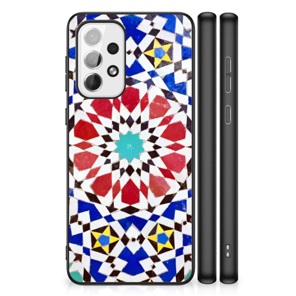 Samsung Galaxy A73 Marmeren Print Telefoonhoesje Mozaïek B2C Telecom