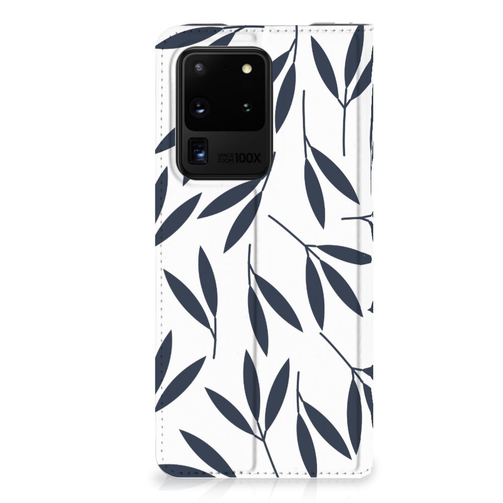 Samsung Galaxy S20 Ultra Smart Cover Leaves Blue - B2C Telecom