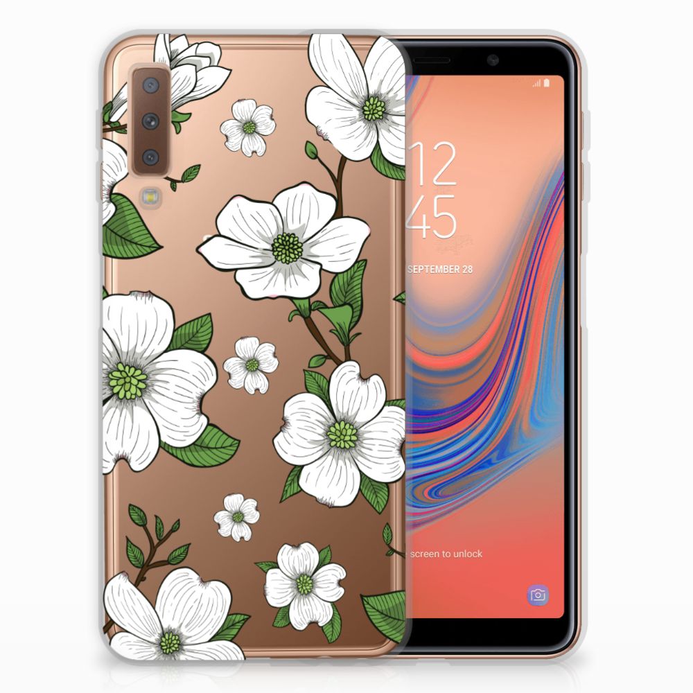 Samsung Galaxy A7 (2018) TPU Case Dogwood Flowers