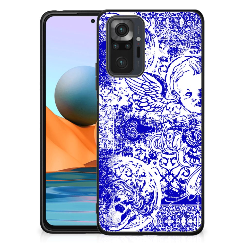 Telefoonhoesje Xiaomi Redmi Note 10 Pro Angel Skull Blauw B2C Telecom