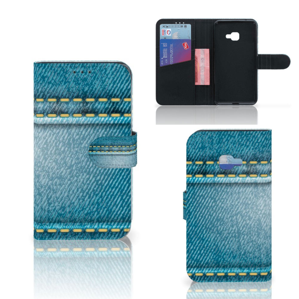 Samsung Galaxy Xcover 4 | Xcover 4s Wallet Case met Pasjes Jeans